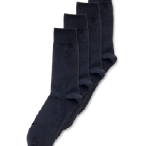 Aldi  Mens Black Cotton Socks 5 Pack