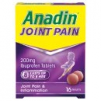 Asda Anadin Joint Pain 200mg Ibuprofen Tablets