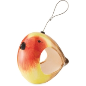 Aldi  Ceramic Robin Bird Feeders