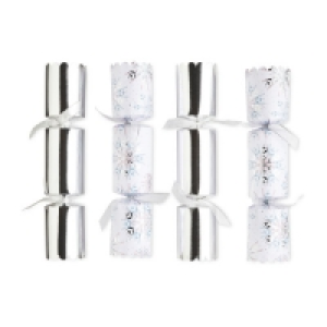 Aldi  Luxury Snowflake Crackers 8 Pack