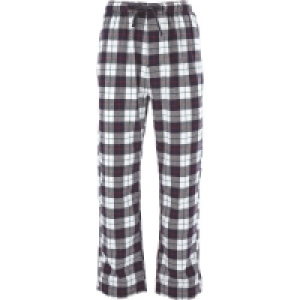 Mens Flannel Pants Navy/White