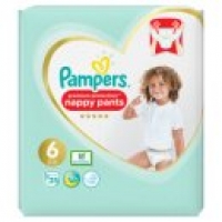 Asda Pampers Premium Protection Size 6 Nappy Pants Essential Pack
