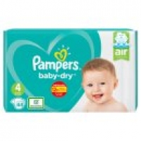 Asda Pampers Baby-Dry Size 4 Nappies Essential Pack