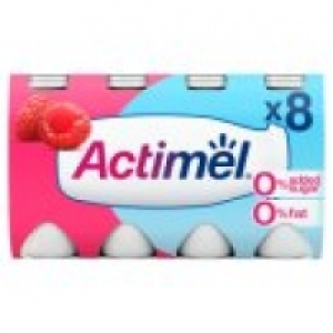 Actimel Fat Free Raspberry Yogurt Drinks