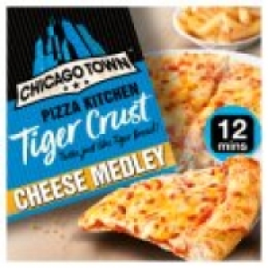Chicago Town Pizza Kitchen Tiger Crust Cheese Medley Pizza