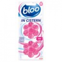 Asda Bloo Flowers In-Cistern Blocks Rose & Apple Blossom Pink Water