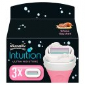 Wilkinson Sword Intuition Ultra Moisture Womens Razor Blades x3