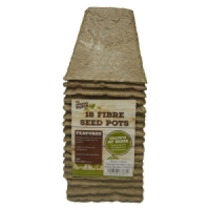 Growing Patch 18 Pack 8cm Square Fibre Seed Pots £0.89