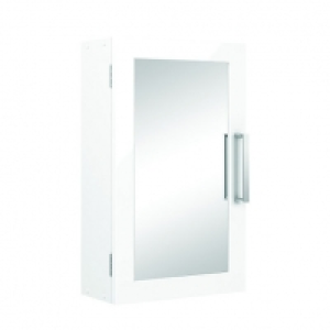 Wickes Single Bathroom Mirror Cabinet - White 300mm £34.99