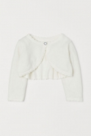  Fine-knit bolero £3.00