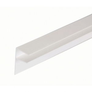 16mm PVC Side Flashing - White 4m £13.00