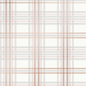 Wickes  Superfresco Easy Country Tartan Wallpaper Pink - 10m