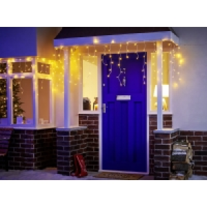 Wilko 200 Warm White LED Icicle Christmas Lights with White  £15.00