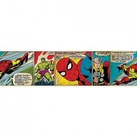 Wickes  Marvel Superheroes Comic Strip Multicoloured Decorative Bord