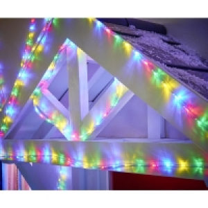 Wilko  Wilko 15m Multicoloured LED Christmas Rope Light