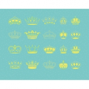 ohpopsi Crowning Glory Wall Mural - L 3m (W) x 2.4m (H) £60.00