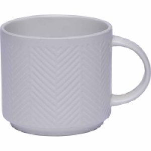 Wilko Mugs Artisan Embossed Stacking Set of 4 £7.50