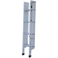 Wickes  Youngman 3m Easiway 3 Section Aluminium Loft Ladder