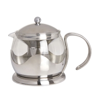 Wilko  Wilko Stainless Steel Teapot and Infuser