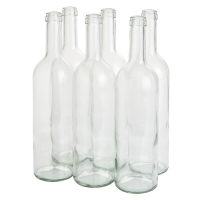 Wilko  Wilko Clear Wine Bottles 6 pack