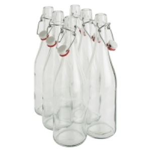 Wilko  Wilko 750ml Swing Top Bottles 6 pack