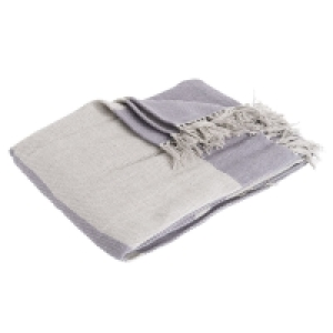 Wilko  Wilko Greylac Woven Throw 150x125cm