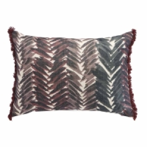 Wilko  Wilko Herringbone Cushion Brown 50 x 35cm