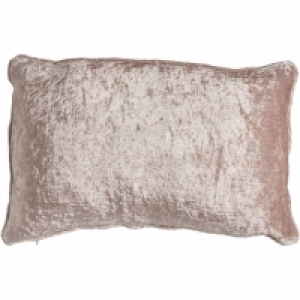 Wilko Pink Crush Velvet Effect Cushion 50 x 30cm £5.25