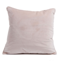 Wilko  Wilko Pink Velour Cushion 50 x 50cm