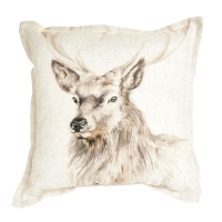 Wilko  Wilko Watercolour Stag Cushion 43 x 43cm