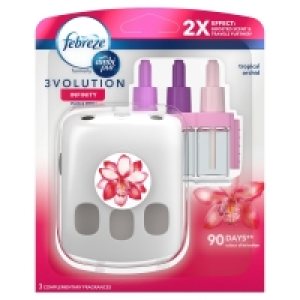Wilko  Febreze 3Volution Infinity Starter Kit Tropical Orchid