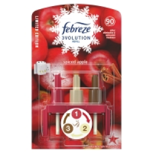 Wilko  Febreze 3volution Refill Spiced Apple SP