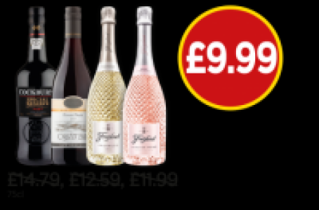 Cockburns Special Reserve Port, Oyster Bay Pinot Noir, Freix £9.99