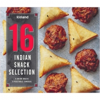 Iceland  Iceland 16 Indian Snack Selection 240g