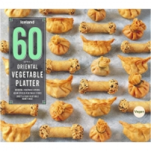 Iceland 60 (approx.) Oriental Vegetable Platter 960g £5.00