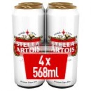 Stella Artois Premium Lager Beer Cans