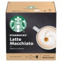 Asda Starbucks By Nescafe Dolce Gusto Latte Macchiato Coffee Pods 12 Capsules