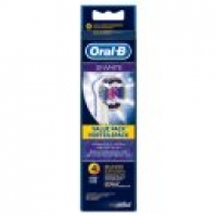 Asda Oral B 3D White Electric Toothbrush Replacement Heads