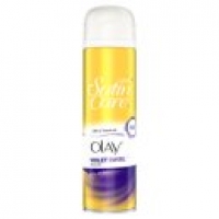 Asda Gillette Satin Care Violet Swirl Shaving Gel With A Touch Of Olay