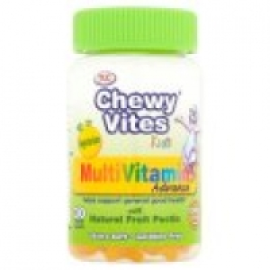 Asda Tlc Chewy Vites Kids Multi Vitamin Advance Fruity Jelly Bears