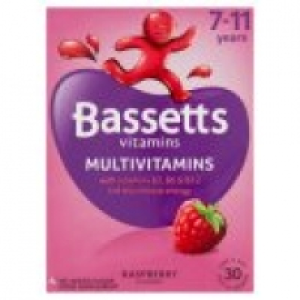 Bassetts Vitamins Multivitamins Raspberry Flavour 7-11 Years Soft & Chewies