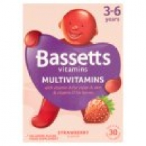 Bassetts Vitamins Multivitamins Strawberry Flavour 3-6 Years Soft & Chewies