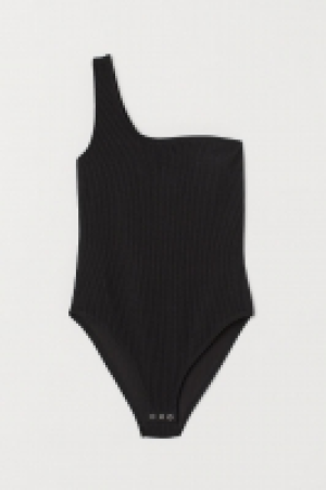  Ribbed one-shoulder body £9.00