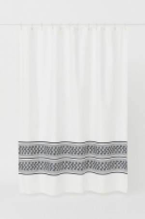  Patterned shower curtain £17.00