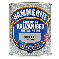 Wickes  Hammerite Direct to Galvanised Metal Paint Silver 750ml