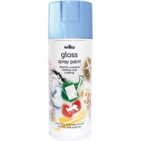 Wilko  Wilko Moody Blue Gloss Spray Paint 400ml