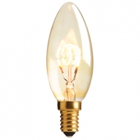 Wickes  Sylvania LED Non Dimmable Vintage Gold Filament Candle Bulb 