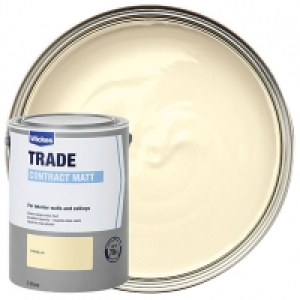 Wickes Contract Matt Emulsion Paint - Vanilla 5L &pound;19.99