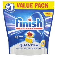 Wilko  Finish Quantum All in One Lemon Sparkle Dishwasher Tablets 4