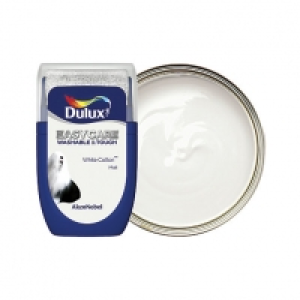 Dulux Easycare Washable & Tough - White Cotton - Paint Teste £1.60